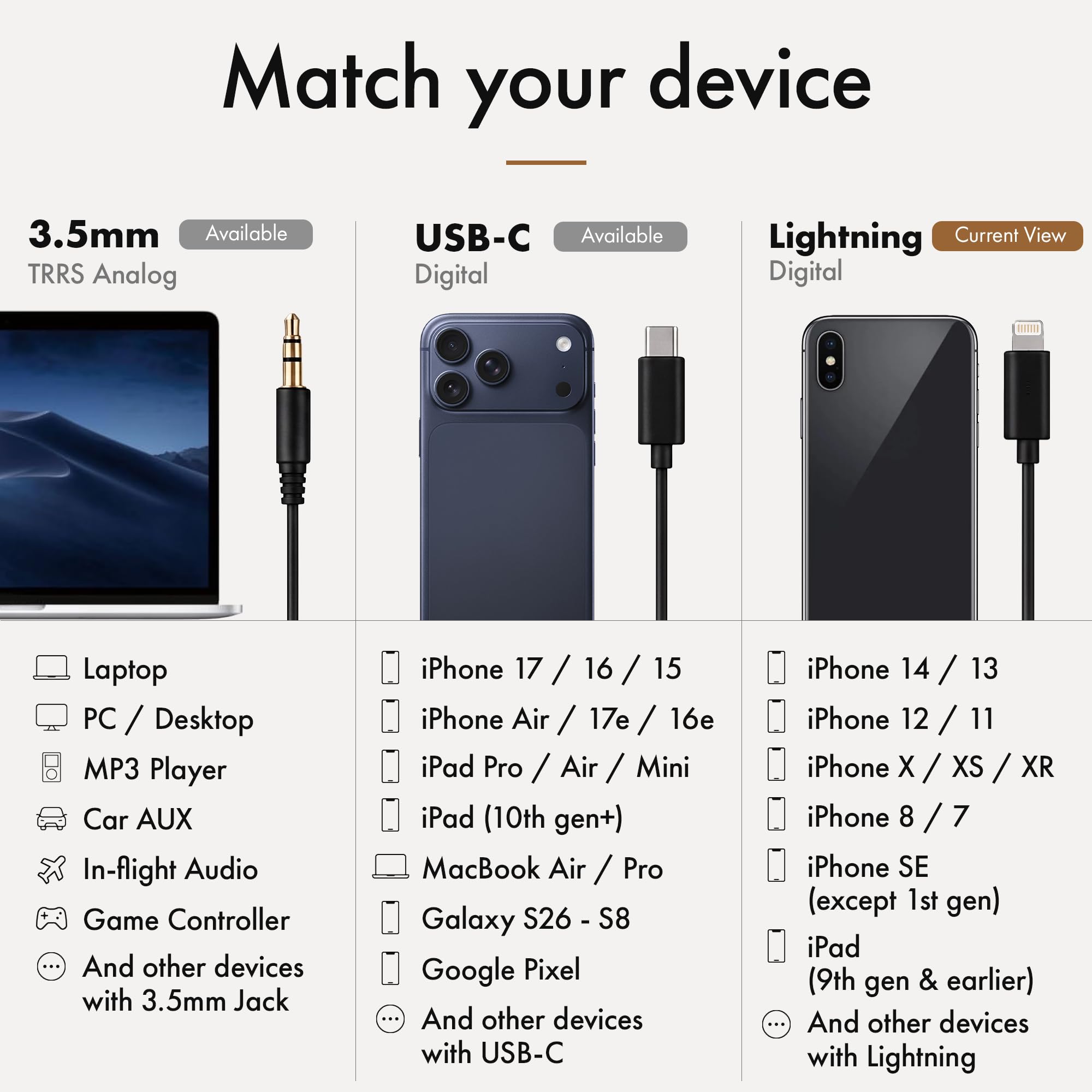 Amazon | シンフォナイズドプレミアム木製Lightningヘッドフォン